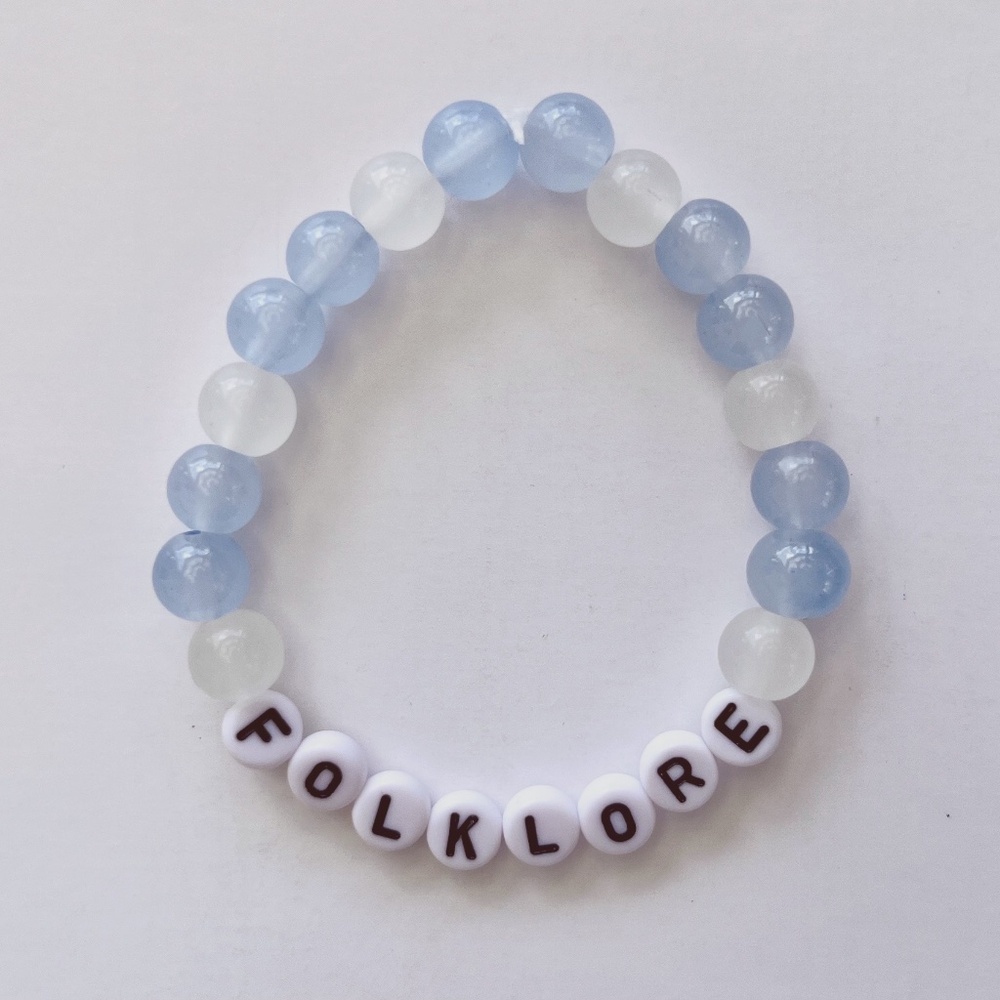 TAYLOR SWIFT Eras Tour Friendship Bracelet - folklore Album - Album Name